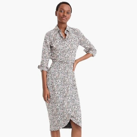 J. Crew Floral Skirt - Picture 4 of 10